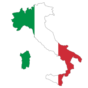 Włochy kraj flaga